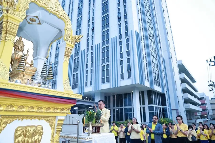 พิธีสักการะสิ่งศักดิ์สิทธิ์ประจำหน่วยงาน เนื่องในโอกาสครบรอบ 45 ปี สศก.