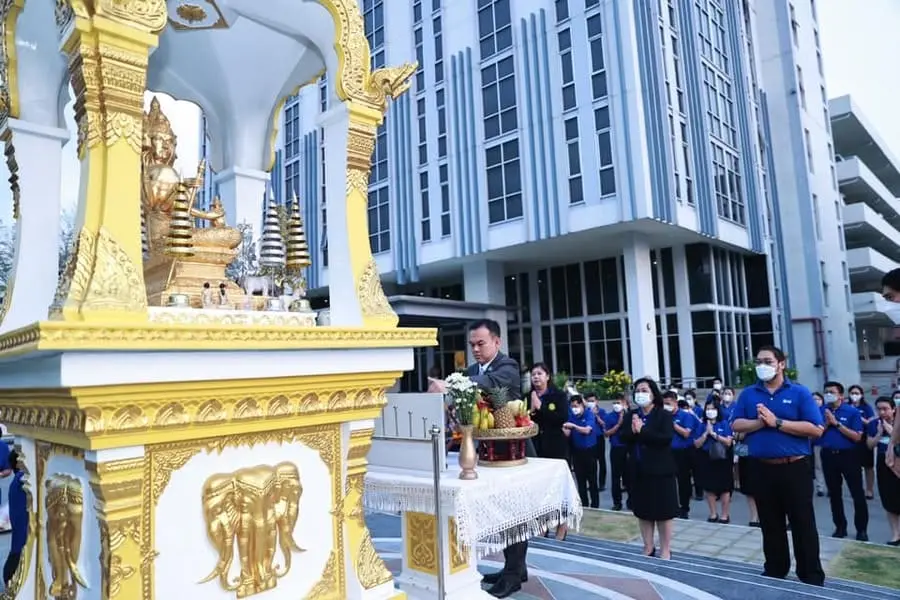 พิธีสักการะสิ่งศักดิ์สิทธิ์ประจำหน่วยงาน เนื่องในโอกาสครบรอบ 44 ปี สศก.