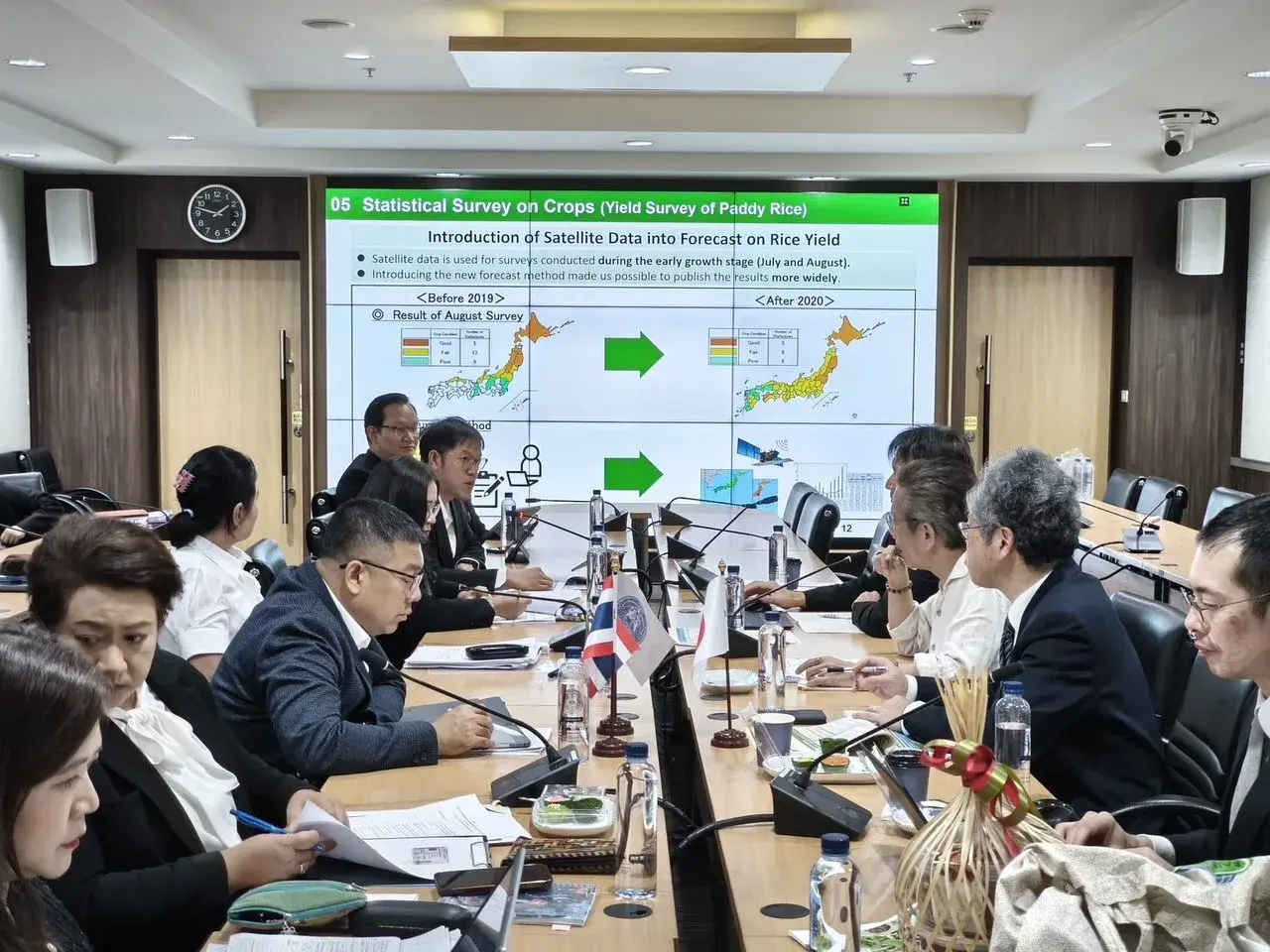 การประชุมระดับผู้เชี่ยวชาญเพื่อแลกเปลี่ยนเรียนรู้ด้านสถิติการเกษตร ระหว่างญี่ปุ่น-ไทย ครั้งที่ 1
