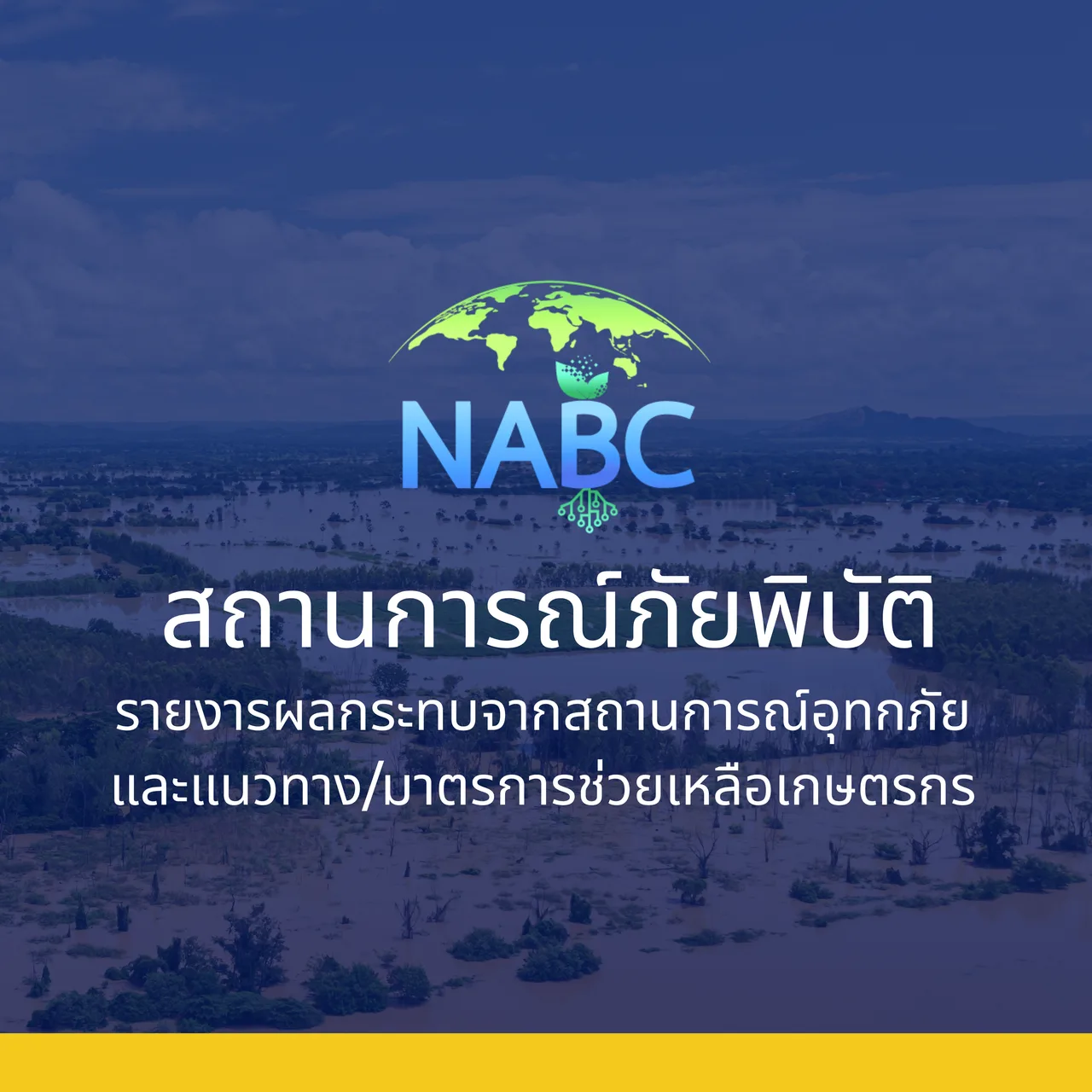รายงารผลกระทบจากสถานการณ์อุทกภัย และแนวทาง/มาตรการช่วยเหลือเกษตรกร