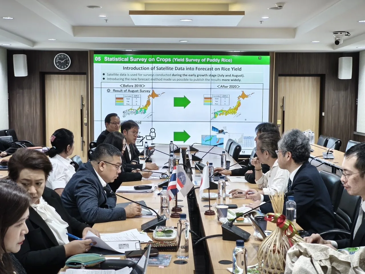 การประชุมระดับผู้เชี่ยวชาญเพื่อแลกเปลี่ยนเรียนรู้ด้านสถิติการเกษตร ระหว่างญี่ปุ่น-ไทย ครั้งที่ 1